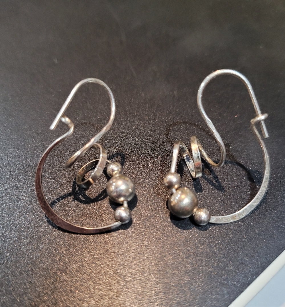 Elegant Silver Hoop Earrings